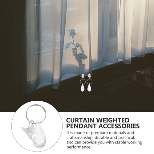 10 Pcs Curtain Counter Weight Weighted Shower Weights Indoor Heavy Outdoor - Picture 3 of 12