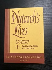 Plutarchs Lives Vintage Pamphlet Great Books ...