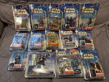 Lot Of 14 Attack Of The Clones Star Wars Action Figures 2002 2003 2004 New