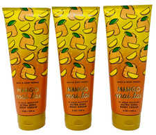 NEW 3 BATH  BODY WORKS MANGO MAI TAI BODY CREAM 8 OZ SHEA ULTIMATE HYDRATION