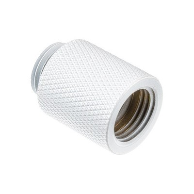 Alphacool 17568 White Pipe Connector 1/4'' CE FC RoHS 20mm 1.8cm
