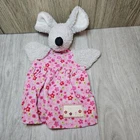 Jellycat Molly Mouse pink Floral friends Hand Puppet retired plush Hand Puppet