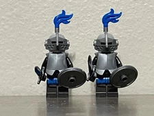 2 Lego Black Falcon Knight Minifigures
