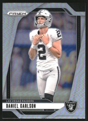 2024 Panini Prizm Prizms Silver #153 Daniel Carlson - FB