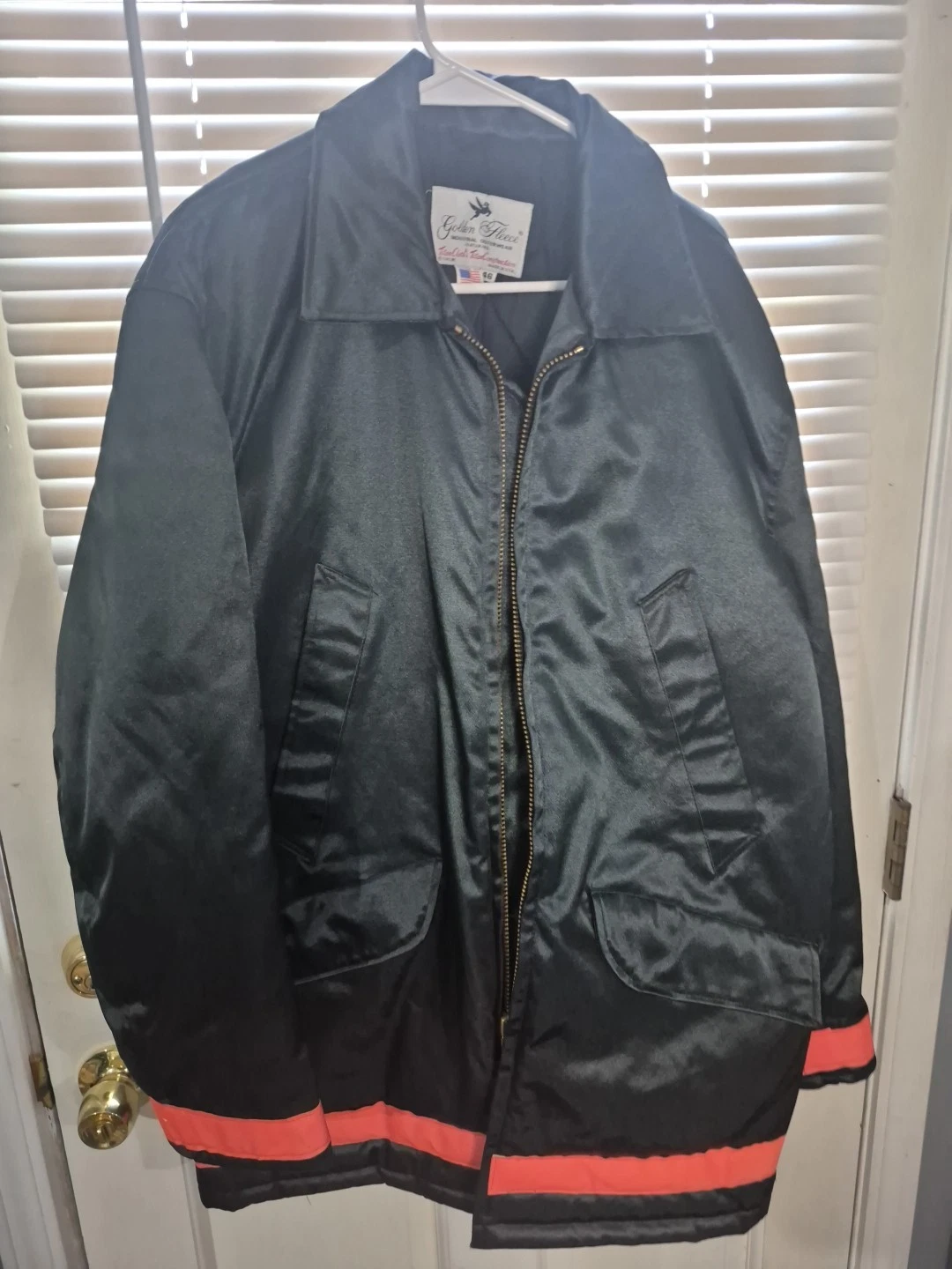 “GOLDEN FLEECE” XL/46 Blue VTG Industrial Outerwear Insulated Coat