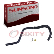 Sunsong Cooler To Reservoir Lower Power Steering Return Line Hose for fi