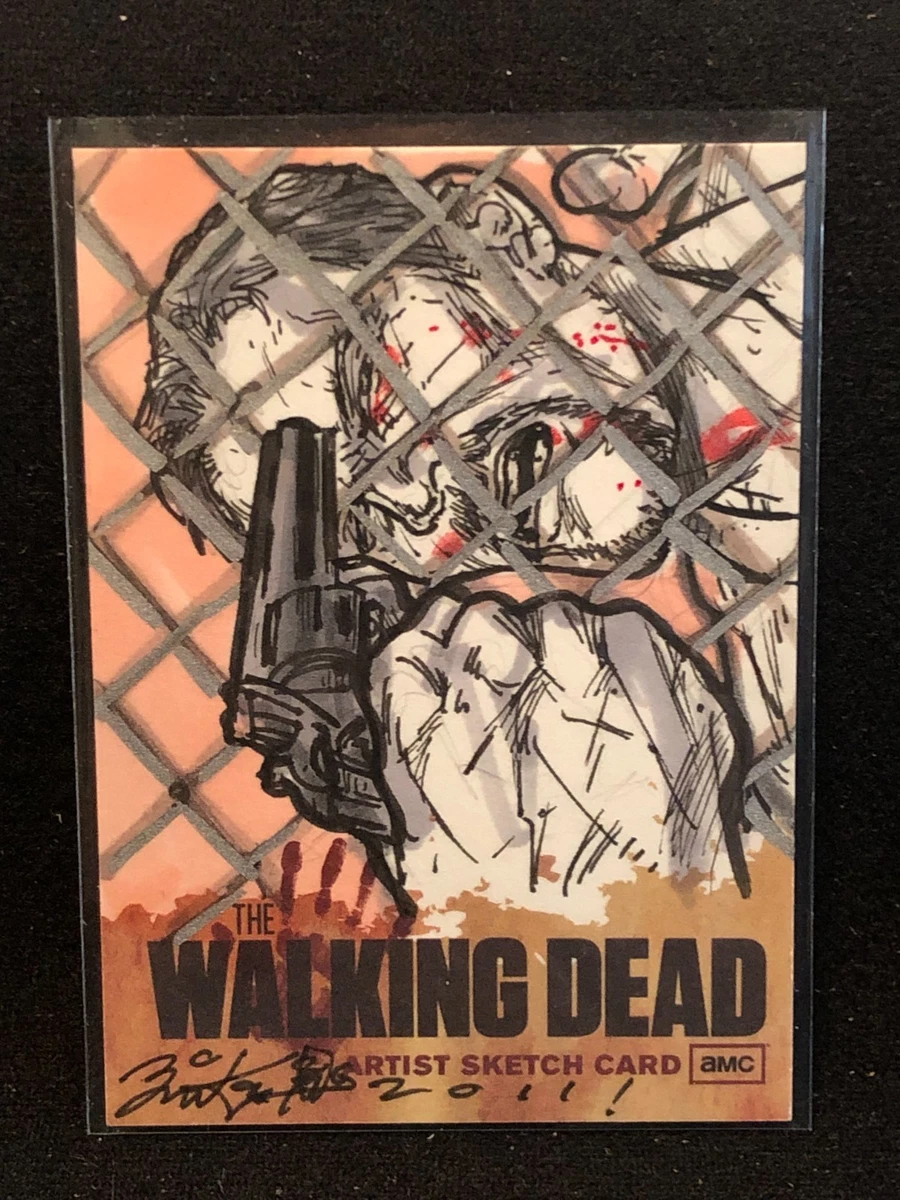 ウォーキングデッドエイブラハムメダリオン＆スケッチカード Walking Dead with Sketch Collectable Trading Cards for sale | eBay