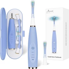 Aima Beauty Pure Sonic Toothbrush Deep Cleaning Electric Rechargeable,2 Bristles