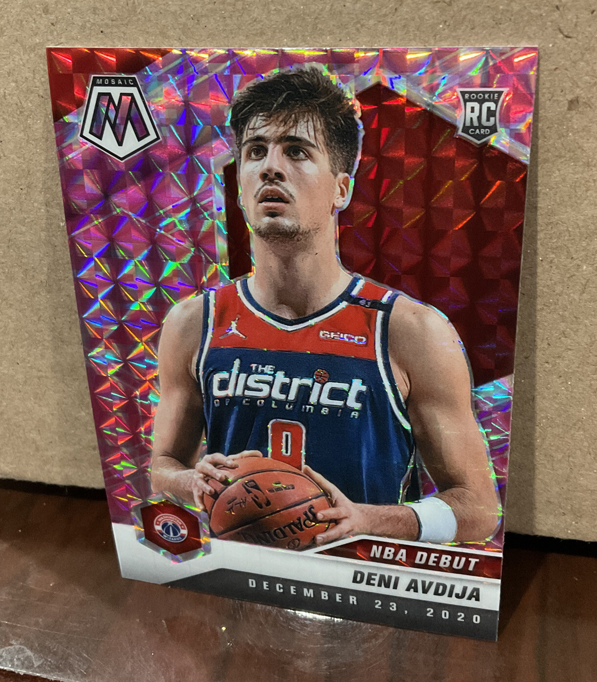 DENI AVDIJA 2020-21 PANINI MOSAIC RC PINK CAMO #272 - WIZARDS
