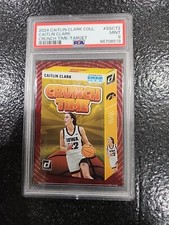 2024 Panini CAITLIN CLARK Collection #SS-CT1 CRUNCH TIME-Target RED FOIL PSA-9