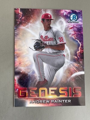 Andrew Painter 2021 Bowman Draft Chrome Genesis Philadelphia Phillies #GNS-12