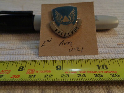 2nd Aviation V-21 Unit Crest, DI, DUI (DRAW#L2)