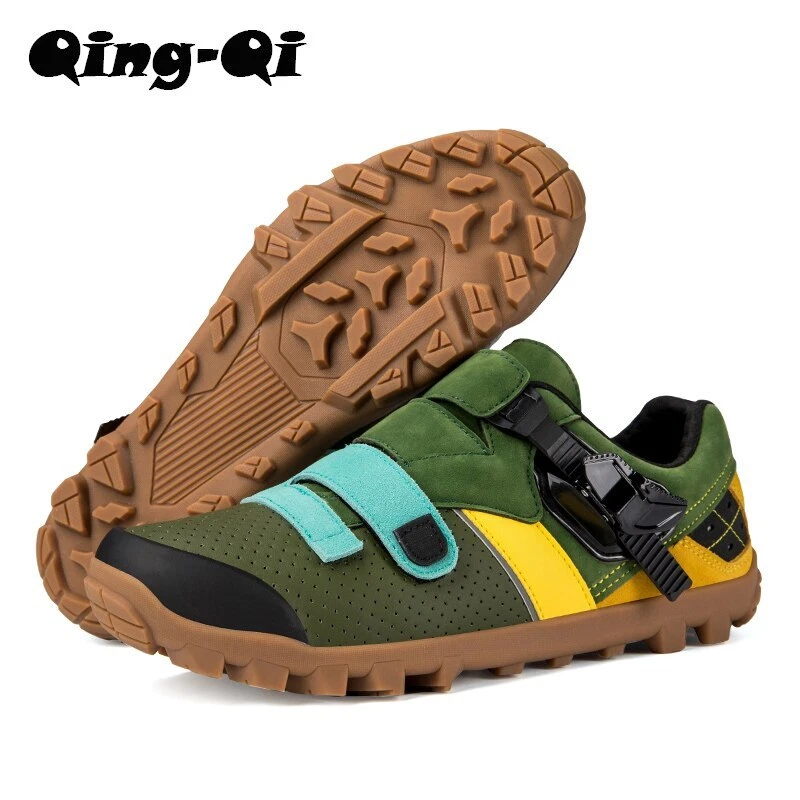 Zapatos de bicicleta MTB transpirables para hombre con tacos SPD grava carretera ciclismo zapatillas Foto 4 de 4