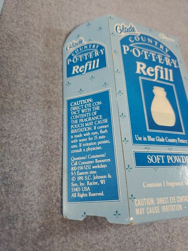 5 Glade Country Pottery Sachet Refills Soft Powder Home Scent - Discontinued - Picture 2 of 4