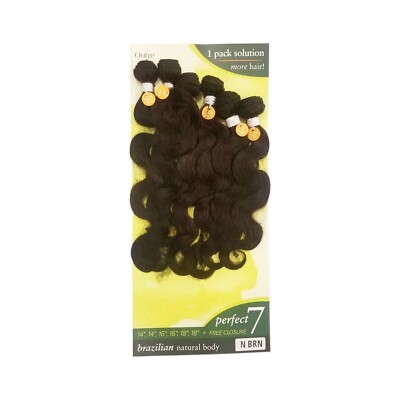 Outre Simply Perfect 7 Brazilian Natural Body 100% Non-Processed Human Hair Pack