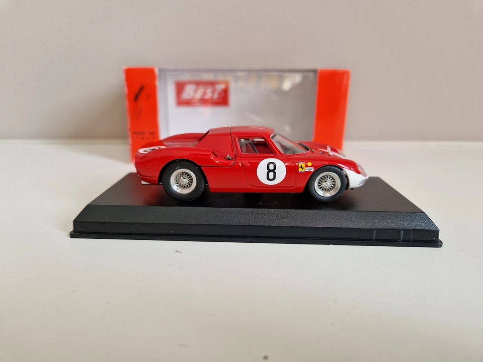 Best 1/43 Ferrari 250 LM Surtees/Bandini - Reims 1964 - 9187 - Image 3 of 4