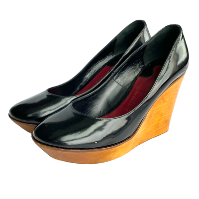 VIP【送料関税込】CHLOE Wedge Clog In Leather And Wool Woman Chloé Jeannette Wedge Clog in Black | Chloé US