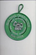 1910-2008 Building Character OCC Supporter For Strong Scouting patch