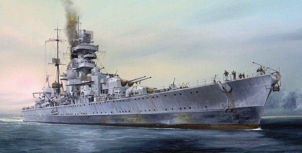 Trumpeter 05767 Schwerer Kreuzer Prinz Eugen 1945 in 1:700 Bausatz Neu + OVP
