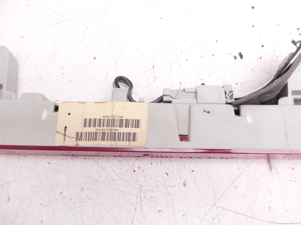 04-08 Acura TL Tercer Centro Medio Superior Alto Luz de Freno Lámpara Lente Carcasa Rojo Foto 3 de 4