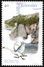 Canada - 1991 - 40 Cents South Nahanni River & Birds Issue # 1321 F-VF Nice!