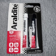 Araldite Rapid Adhesive 2 Part Epoxy Glue Extra Strong Fast Heavy Duty NEW UK