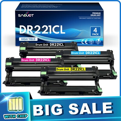 DR 221CL DR-221CL Drum Unit Replacement for Brother HL-3170CDW 1BK/1C/1M/1Y