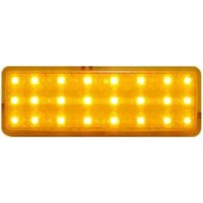 Parking Light Lens Clear W Amber Led 1947 - 1953 Chevrolet Only Truck