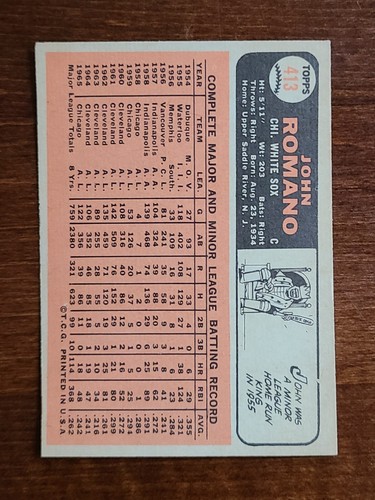 1966 Topps Baseball Cards Complete Your Set You Pick Choose Each #301 - 446 - Picture 147 of 197