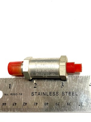Teledyne Check Valve 486-4D1-5 AN-4 to 3/8-24 NPT Aluminum Aircraft USA