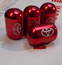 4x Bullet Tire Valve Stem Caps Compatible With Toyota Car Truck Universal