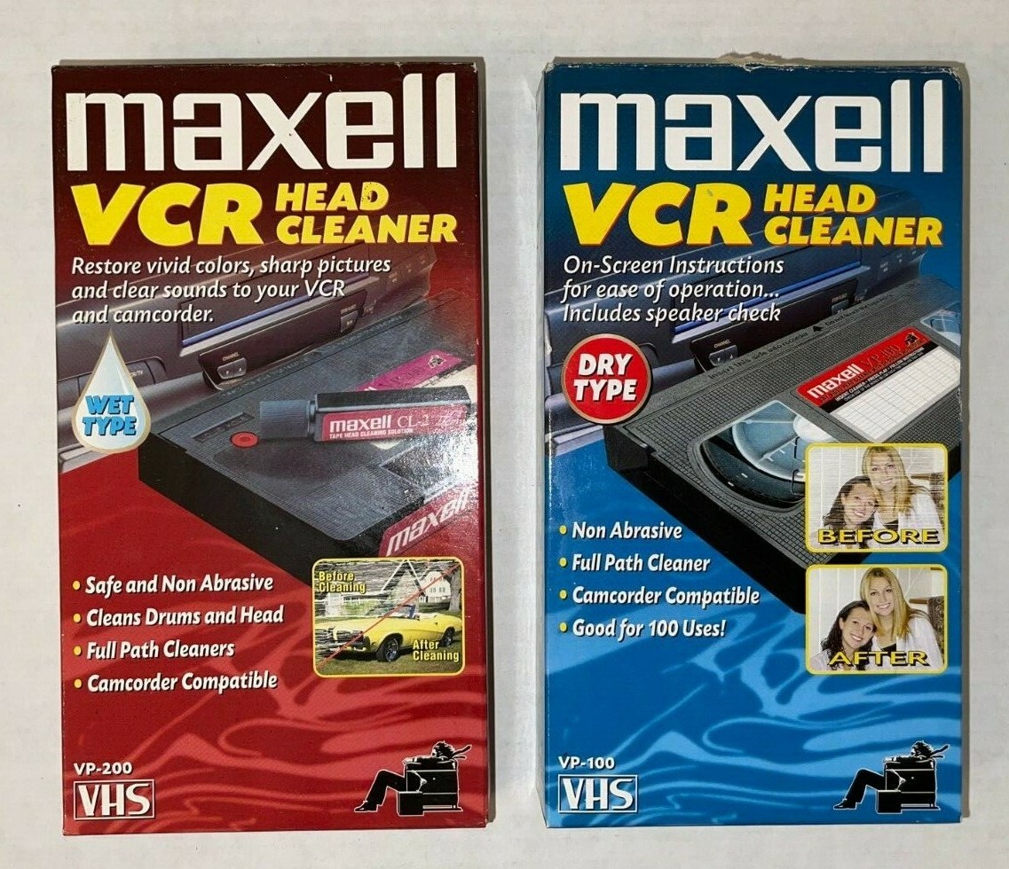 Free Shipping Cheap Bargain Gift Maxwell VCR Head Cleaner Wet Type Lot