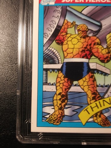 THE THNG 1990 MARVEL UNIVERSE #6 GRADO PGX COMO NUEVO 9 MCU IMPULEL FANTÁSTICOS CUATRO - Imagen 6 de 7