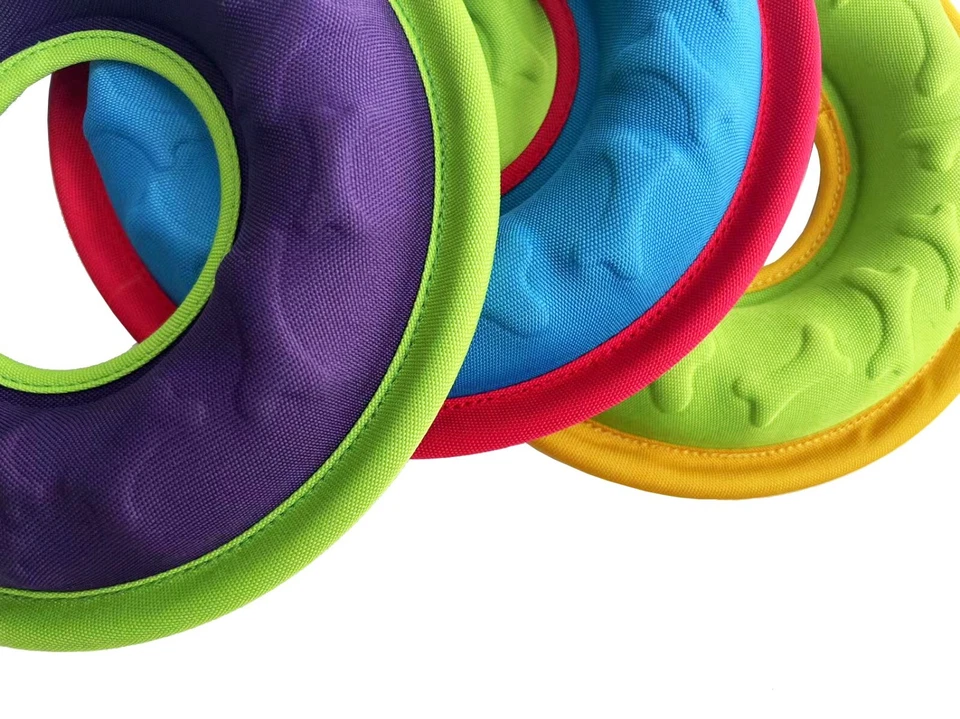 Dog Flying Disc Floating Frisbee Dog Toy , 23cm/9in diameter, 1pc - Image 2 of 4