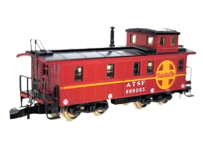 Z Scale Marklin Mini-Club 8636 ATSF Caboose NIB - Image 2 of 4