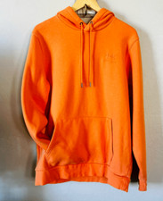 NWT Under Armour Men's Fleece Hoodie Sweatshirt Pockets Orange Size XL QQ21