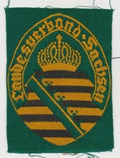 WWII German WWI der Stahlhelm gruppe sleeve insignia saschen patch bevo estate