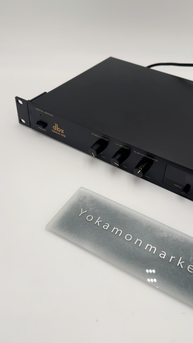 亮*太様 dbx 120X-DS デジタルサブウーファー DBX 120X-DS Subharmonic Synthesizer Digital series From Japan