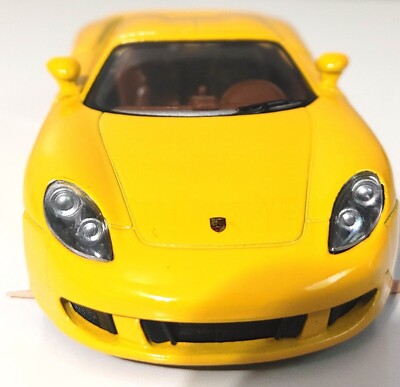 Kinsmart #KT5081 5'' 1:36 Scale Diecast Metal Porsche Carrera GT Yellow