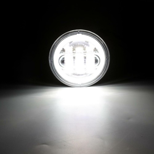 90W 4.5 Inch LED Fog Passing Light fit for Harley Yamaha Motorcycle 4-1/2" - Picture 4 of 12