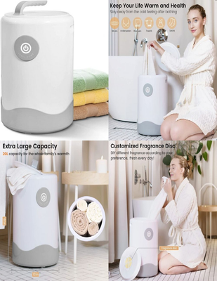 ZonLi Towel Warmer - Luxury Warmers for Bathroom, 1 Large, Light Gray | eBay