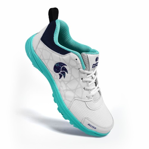 DSC Belter Cricket Men's Shoes | Size: US 2 | Color: Sea Green-White - 第 1/8 張圖片