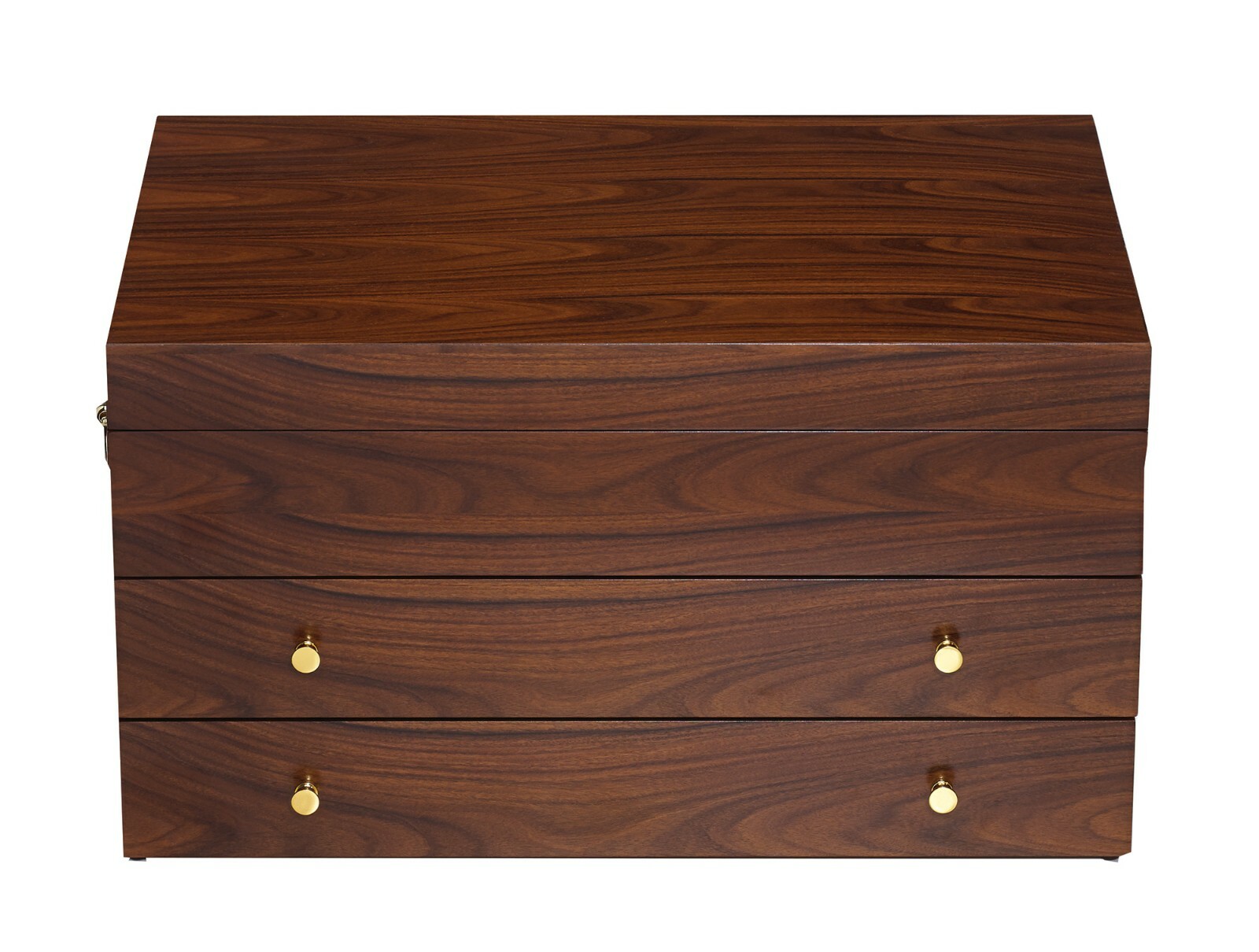 Lenox Rosewood Silver Chest with 2 pull out drawers, holds a service of