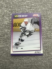 Wayne Gretzky HOF 1991-92 Score Hockey USA #100 (EX) Los Angeles Kings