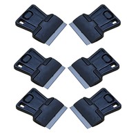 6pcs Razor Scraper For Glue, Stickers, Oven Cleaning Safety Handy Mini Scrapers 6pcs Razor Scraper For Glue, Stickers, Oven Cleaning Safety Handy Mini Scrapers