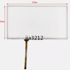 for 6.95" 165 92mm 4 wire Resistive Touch Screen Glass Panel Digitizer 165x92mm