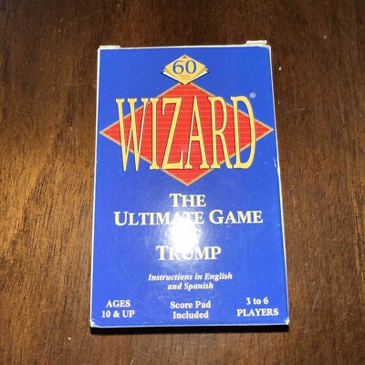 The Original Wizard Card Game Ultimate Game of Trump U.S. Games Systems SEALED
