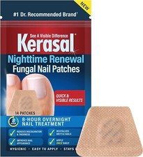 Kerasal Nighttime Renewal Fungal Nail Patches Overnight 14 Patches BRAND NEW