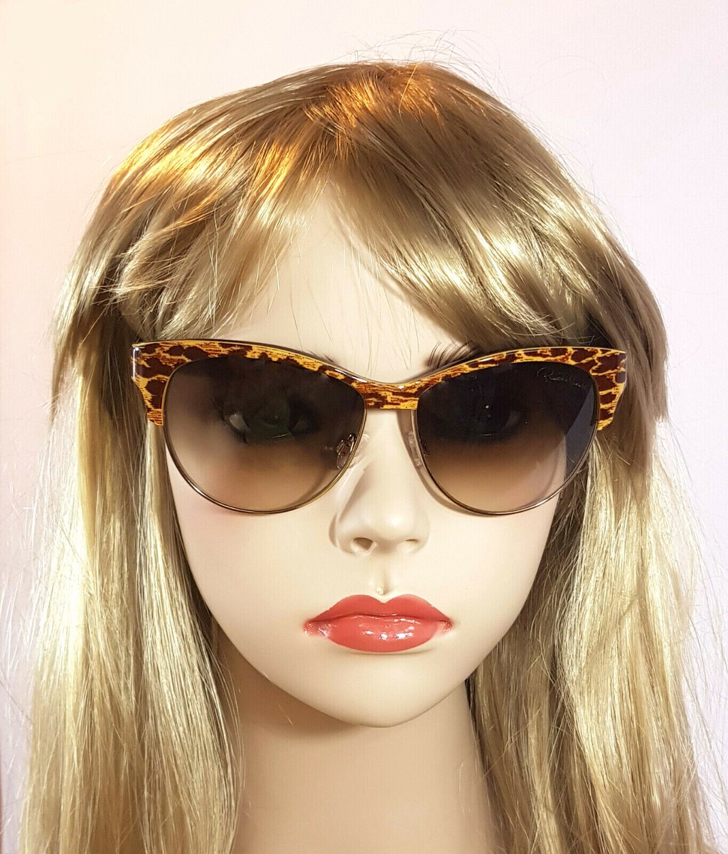 Roberto Cavalli Leopard Tortoise Cat Eye‎ Sunglasses Ladies Melograno 652S 47F Roberto Cavalli Leopard Tortoise Sunglasses Ladies Melograno  main image 4