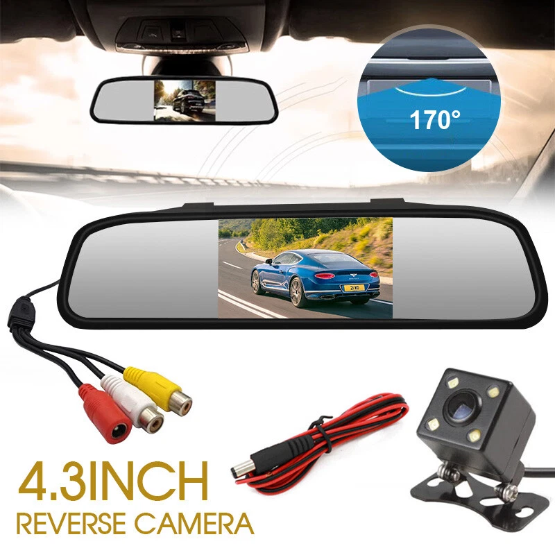 Wireless rear view mirror reversing camera kit deals